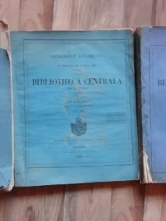 CATALOGULU ALFABETICU DE NUMELE AUTORILOR AFLATI IN BIBLIOTHECA CENTRALA DIN BUCURESCI, REDIGITAT DE GR.I. DIANU  3 VOLUME