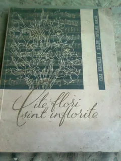 CATE FLORI SUNT INFLORITE  CARTE PARTITURI