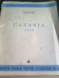 CAZANIA 1643 - VARLAAM (MITROPOLITUL MOLDOVEI)