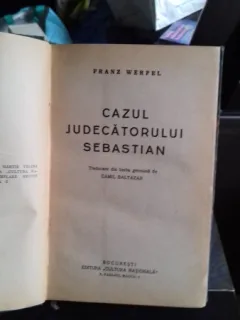 CAZUL JUDECATORULUI SEBASTIAN - FRANZ WERFEL
