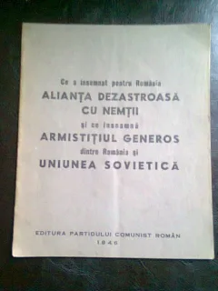 CE A INSEMNAT PENTRU ROMANIA ALIANTA DEZASTROASA CU NEMTII