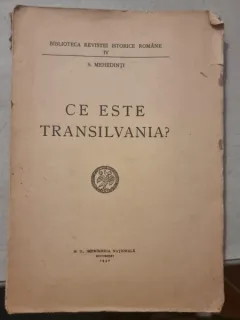 Ce este Transilvania? - S. Mehedinti