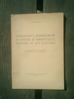 Ceasorncul domnilor de N. Costinsi originalul spaniol al lui Guevara