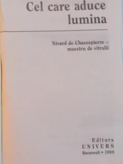 CEL CARE ADUCE LUMINA DE BERNARD TIRTIAUX, 1998