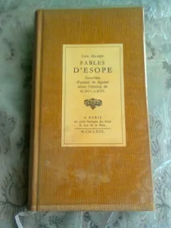 CENT DIX-SEPT FABLES D'ESOPE  (CARTE IN LIMBA FRANCEZA)