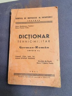 Centrul de Instructie al Infanteriei Fagaras - Dictionar Tehnic-Militar German-Roman