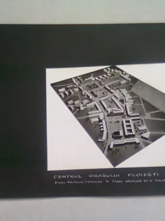 CENTRUL ORASULUI PLOIESTI, PIATA SFATULUI POPULAR SI PIATA HALELOR SI A PALATULUI CULTURAL - FOTOGRAFIE PROIECT ARHITEECTURAL