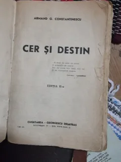 CER SI DESTIN - ARMAND G.CONSTANTINESCU