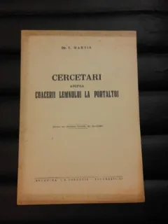 CERCETARI ASUPRA COACERII LEMNULUI LA PORTALTOI - T. MARTIN