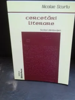 CERCETARI LITERARE - NICOLAE SCURTU