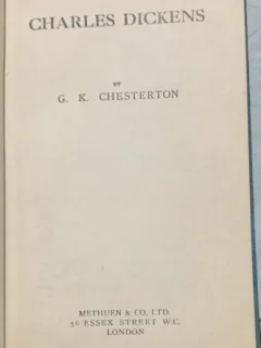 Charles Dickens - G. K. Chesterton