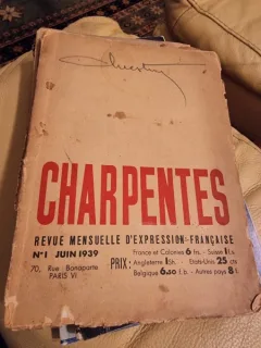 Charpentes, revue mensuelle d'expression francaise nr.1/1939
