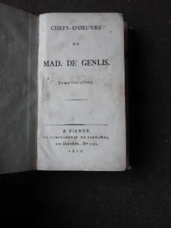 CHEFS D'OEUVRE DE MAD. DE GENLIS , Les Petits emigres ou correspondance de quelques enfans