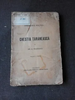 CHESTIA TARANEASCA - GR.G. PEUCESCU