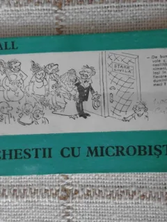 CHESTII CU MICROBISTI, CARTE CARICATURI DE PALL