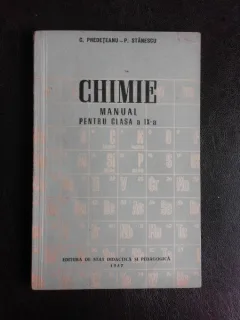 Chimia, manual pentru clasa  a IX-a - C. Predeteanu