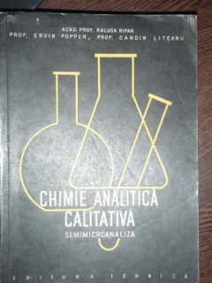 CHIMIE ANALITICA CALITATIVA - RALUCA RIPAN