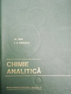 CHIMIE ANALITICA - GR. POPA
