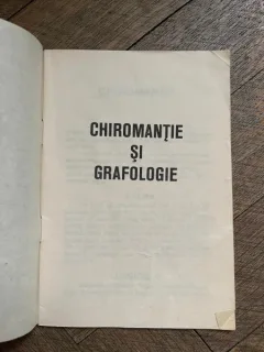 Chiromantie si Grafologie (brosura)