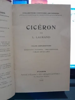 Ciceron - L. Laurand    text in limba franceza