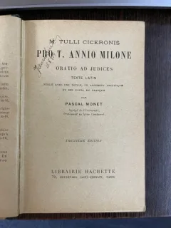CICERON ORATIO PRO MILONE