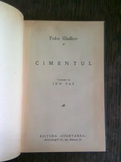 CIMENTUL - FEDOR GLADKOV