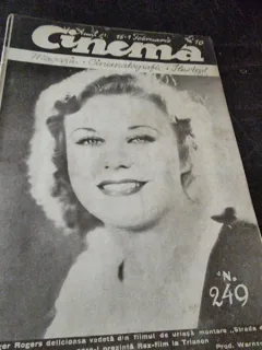 CINEMA - MAGAZIN CINEMATOGRAFIC ILUSTRAT, ANUL XI, NR.249 /1934