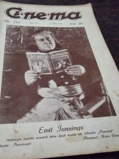 CINEMA - REVISTA INDEPENDENTA SI IMPARTIALA A PRODUCTIILOR CINEGRAFICE , ANUL VI ,NR.112,16 MAI 1929