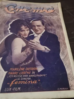 CINEMA - REVISTA INDEPENDENTA SI IMPARTIALA A PRODUCTIILOR CINEGRAFICE , ANUL VI ,NR.123/1 NOV.1929