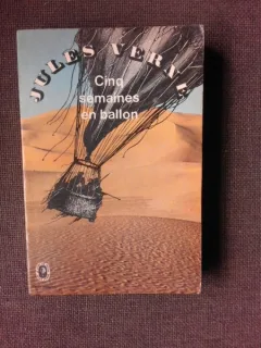 CINQ SEMAINS EN BALLON - JULES VERNE  (CARTE IN LIMBA FRANCEZA)