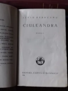 CIULEANDRA - LIVIU REBREANU