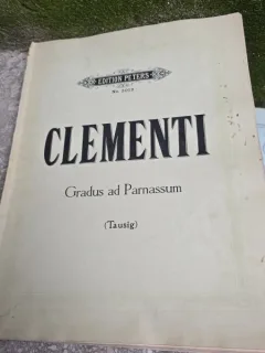 Clementi, Gradus ad Parnassum partitura