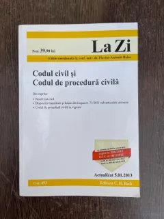 Codul civil si Codul de procedura civila, actualizat 5. 01. 2013