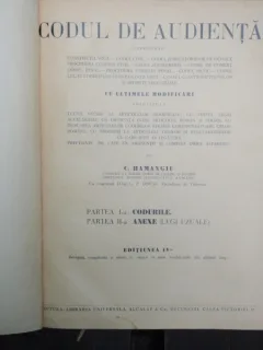 CODUL DE AUDIENTA - C. HAMANGIU