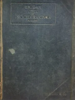 CODUL DE PROCEDURA CIVILA ADNOTAT DE EM. DAN