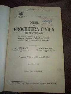 Codul de procedura civila din Transilvania