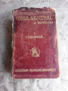 CODUL GENERAL AL ROMANIEI I, CODURILE - C. HAMANGIU