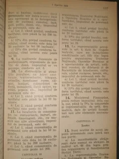CODUL GENERAL AL ROMANIEI VOL XXVII  1939 - II