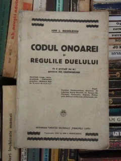 CODUL ONOAREI SI REGULILE DUELULUI , ION I. NEDELESCU