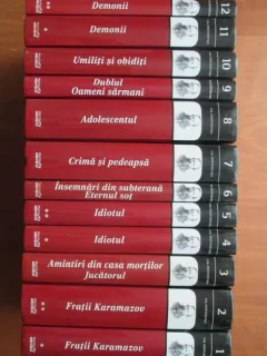 Colectia Dostoievski, seria completa. Editura Adevarul (12 volume)