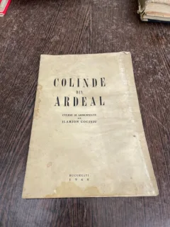 Colinde din Ardeal, culese si armonizate de Ilarion Cocisiu (cu dedicatie)