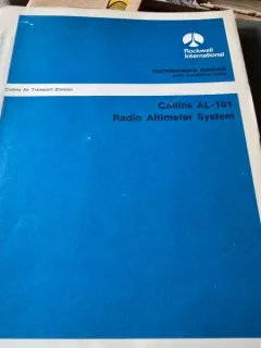 Collins AL-101 Radio Altimeter System, maintenance manual