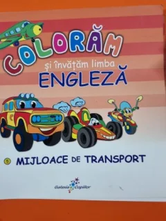 Coloram si invatam limba engleza. Mijloace de transport