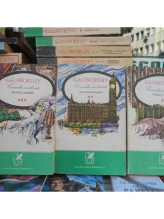 Comedia moderna , 3 vol , Maimuta Alba , Lingura de argint , Cantecul lebedei , John Galsworthy