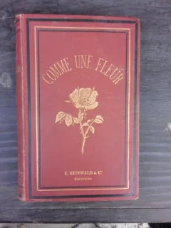 COMME UNE FLEUR  (CARTE IN LIMBA FRANCEZA)