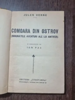 COMOARA DIN OSTROV, MINUNATELE AVENTURI ALE LUI ANTIFER - JULES VERNE