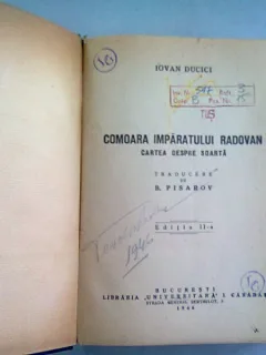 COMOARA IMPARATULUI RADOVAN , IOVAN DUCICI