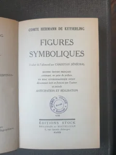 Comte Hermann de Keyserling - Figures Symboliques