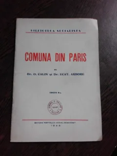 COMUNA DIN PARIS - O. CALIN, ECAT. ARBORE