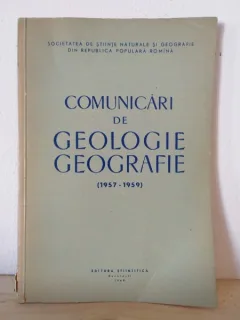 Comunicari de Geologie-Geografie 1957-1959